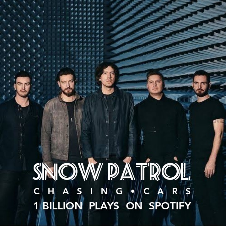 Snow Patrol's song 'Chasing Cars' has just surpassed 1 billion plays on  Spotify streaming